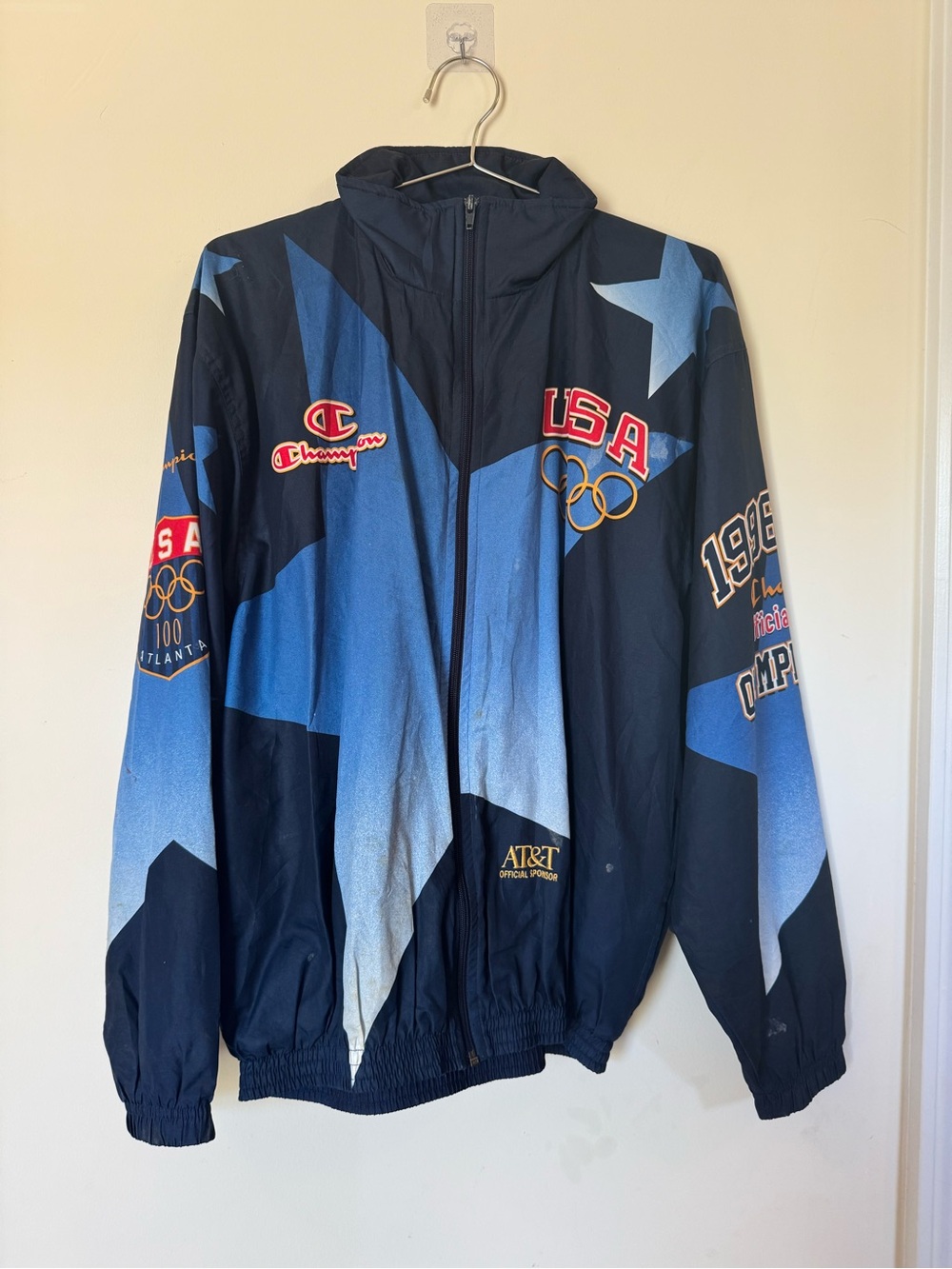 Vintage 1996 USA Olympic Team Champion Jacket